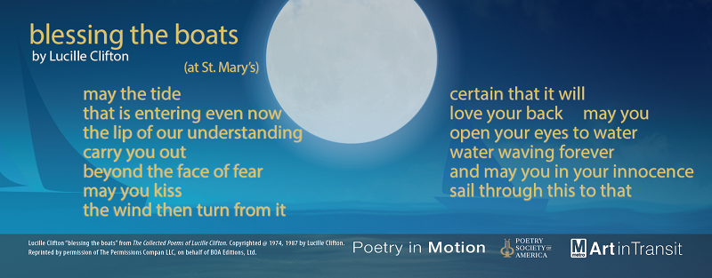 Poetry in Motion - blessing the boats